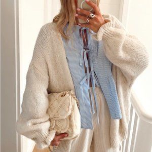 NWT Italian Oversized Soft Cardigan